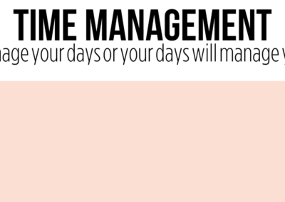 Time Management Professional Development – Recording Online