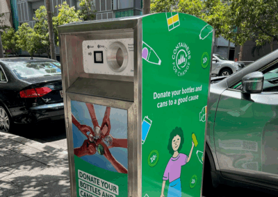 South Bank Smart Bins Recycling Milestone